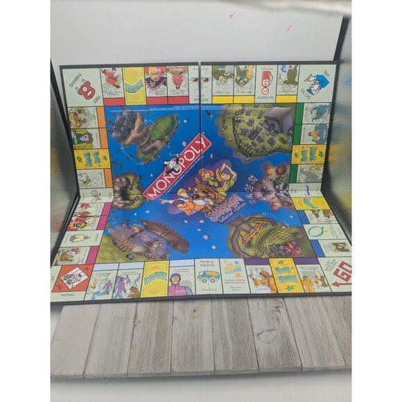Vintage Monopoly Scooby-Doo Edition Game Replacement Board Instructions - Picture 4 of 8